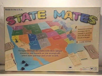 State Mates - Educational Board Game - STEM Authenticated - Ages 11 and up