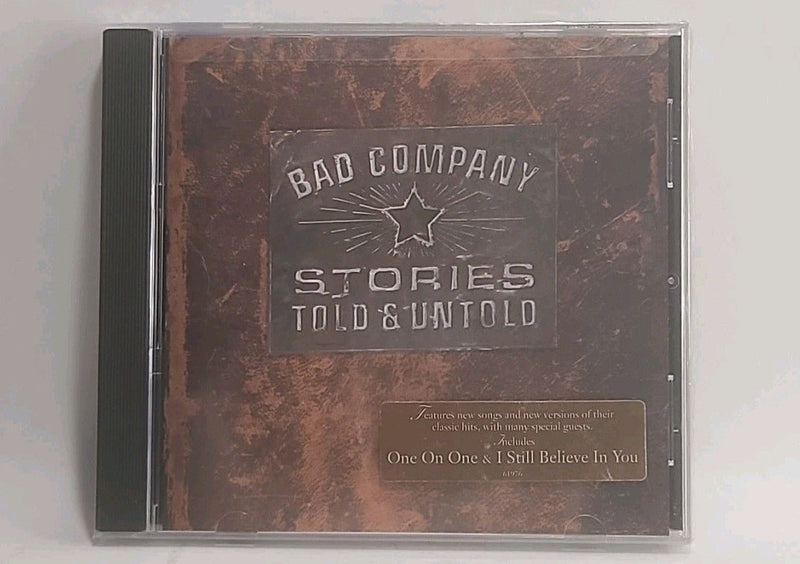 Stories Told & Untold by Bad Company (CD, 1996) Atlantic USA 4997 - Darktower Media