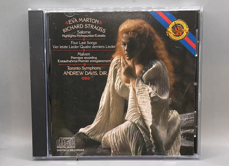 Strauss Salome 4 Last Songs Malven Eva Marton Davis CBS Cd Mk 42019 1985 USA Nm - Darktower Media