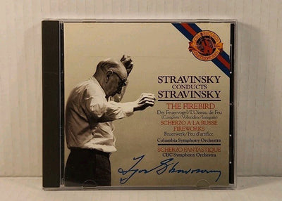 Stravinsky Conducts Stravinsky - The Firebird/Fireworks CD CBS USA 1988 w1s33881