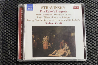 Stravinsky: The Rake's Progress CD Robert Craft 2 Cd Naxos 2009 USA