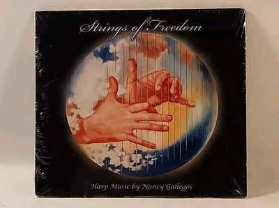 Strings of Freedom Harp Music By Nancy Gallegos *NEW* CD 2009 4482