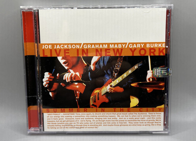 Summer in the City Live New York Joe Jackson CD 2000 Sony Graham Maby Sony USA - Darktower Media