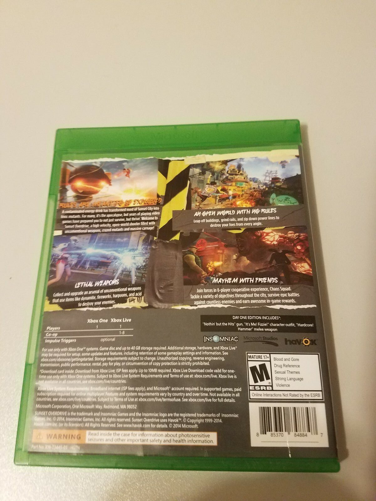 Sunset Overdrive: Day One Edition - Xbox One - Darktower Media