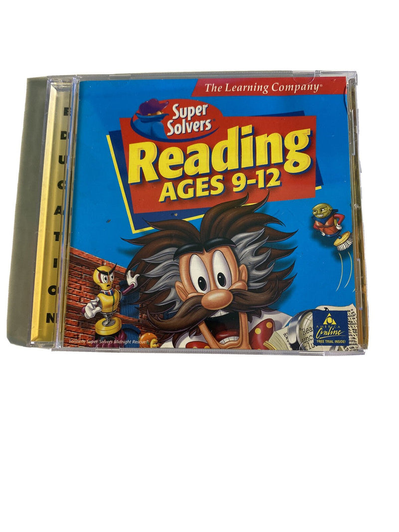Super Solvers Reading Ages 9 - 12 CD 1998 for Windows & Mac Educational Game - Darktower Media