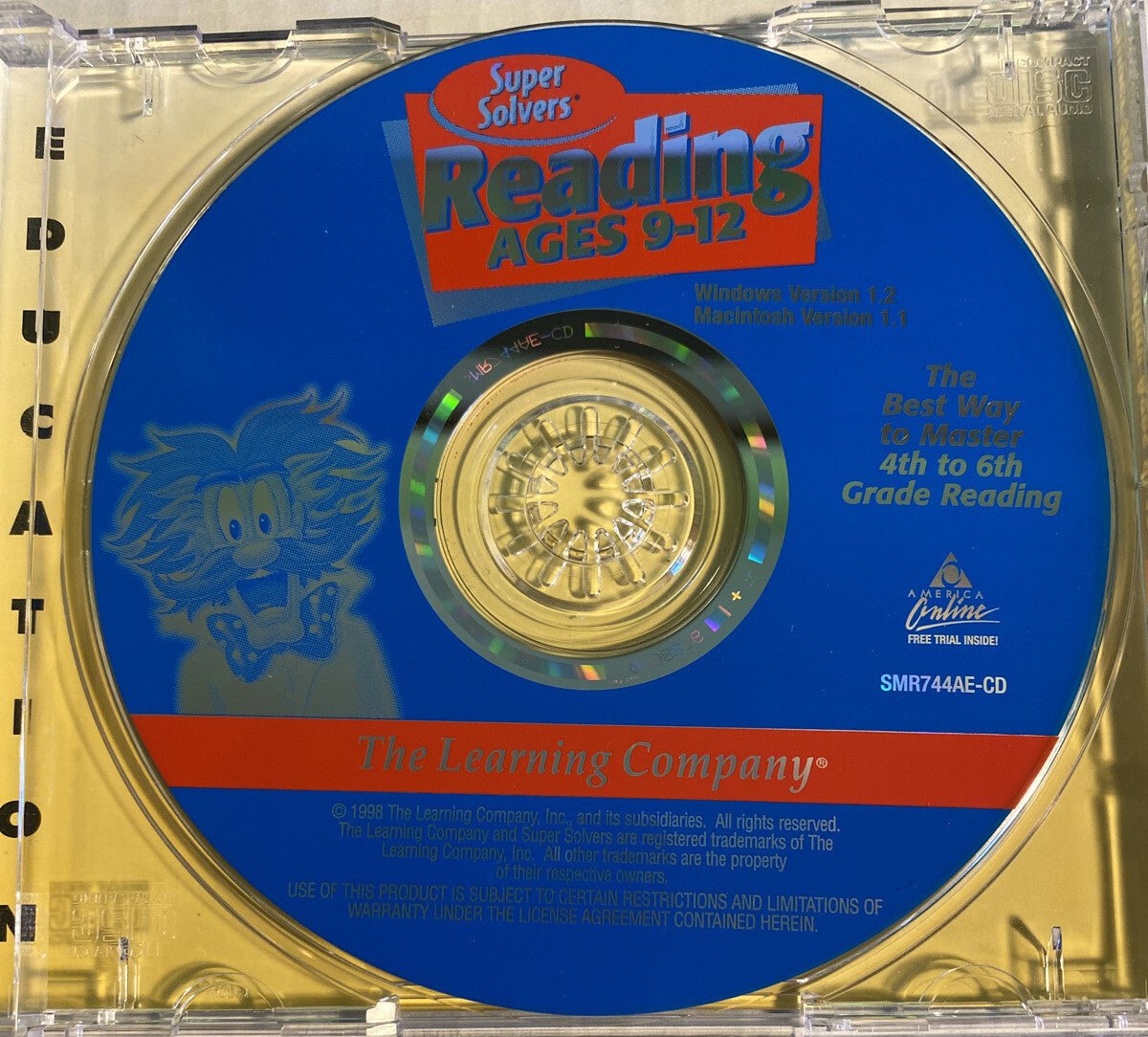 Super Solvers Reading Ages 9 - 12 CD 1998 for Windows & Mac Educational Game - Darktower Media