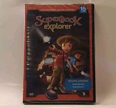 SUPERBOOK Explorer (2018, DVD) Volume 15 CBN David & Saul/King Solomon r1s5 564