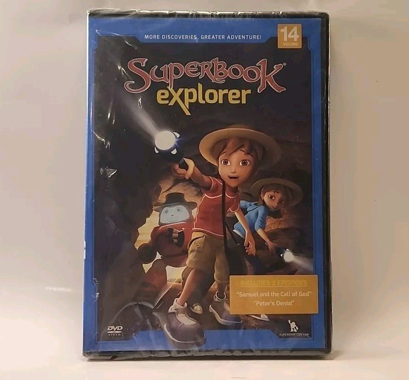 Superbook Explorer Volume 14 - Peters Denial (CBN DVD, 2014) USA r1s5 563 - Darktower Media