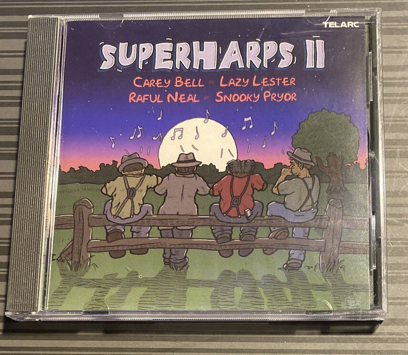 SUPERHARPS - Superharps Ii - CD - Promo Stamp Nm 2001 Telarc - Darktower Media
