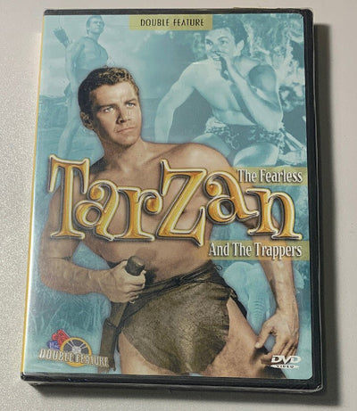 TARZAN- DOUBLE FEATURE: THE FEARLESS/THE TRAPPERS, 2000 NEW FREE SHIPPING
