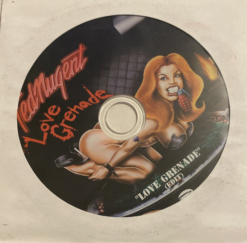 TED NUGENT Love Grenade RARE EDIT PICTURE DISC PROMO DJ CD single 2007 SEALED - Darktower Media