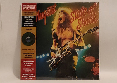 Ted Nugent - State of Shock Forest Green Translucent Vinyl LP Only 2000 Made r79