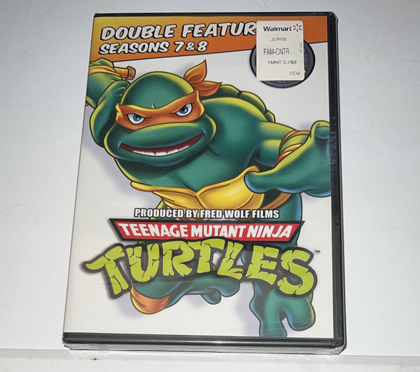Teenage Mutant Ninja Turtles (TMNT): Double Feature Seasons 7 & 8 New RARE - Darktower Media