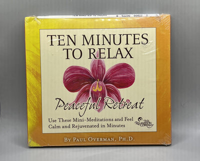 Ten Minutes to Relax: Peaceful Retreat [Digipak] by Paul Overman (CD, 2008) new