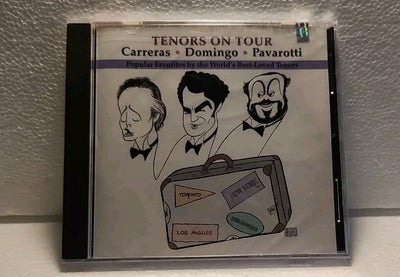 Tenors on Tour - Music CD Plácido Domingo- Richard Tucker- Pavarotti USA w1 3807