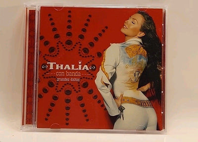Thalia con Banda ‎– Grandes Éxitos  (2001, CD) EMI Mexico w1s2 1978