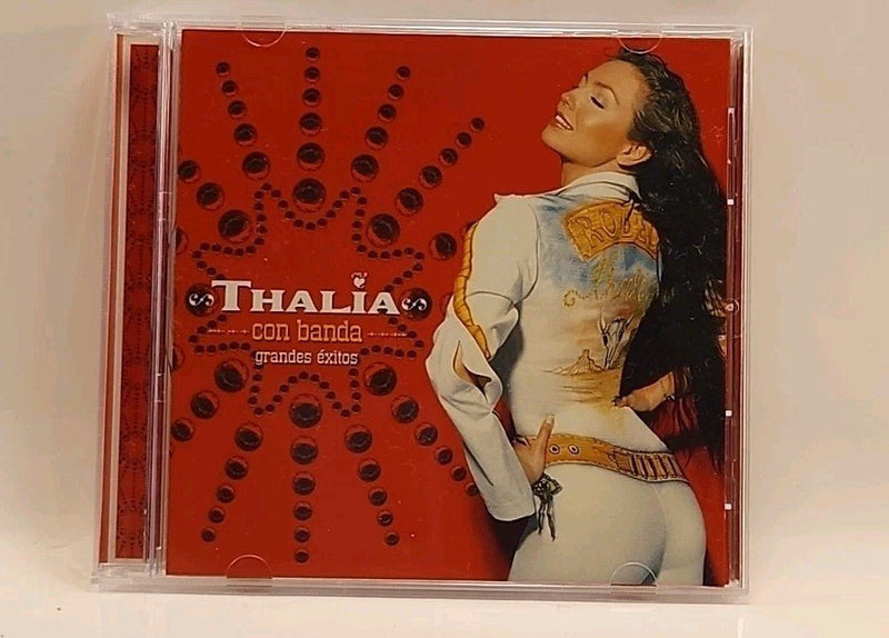 Thalia con Banda ‎– Grandes Éxitos (2001, CD) EMI Mexico w1s2 1978 - Darktower Media