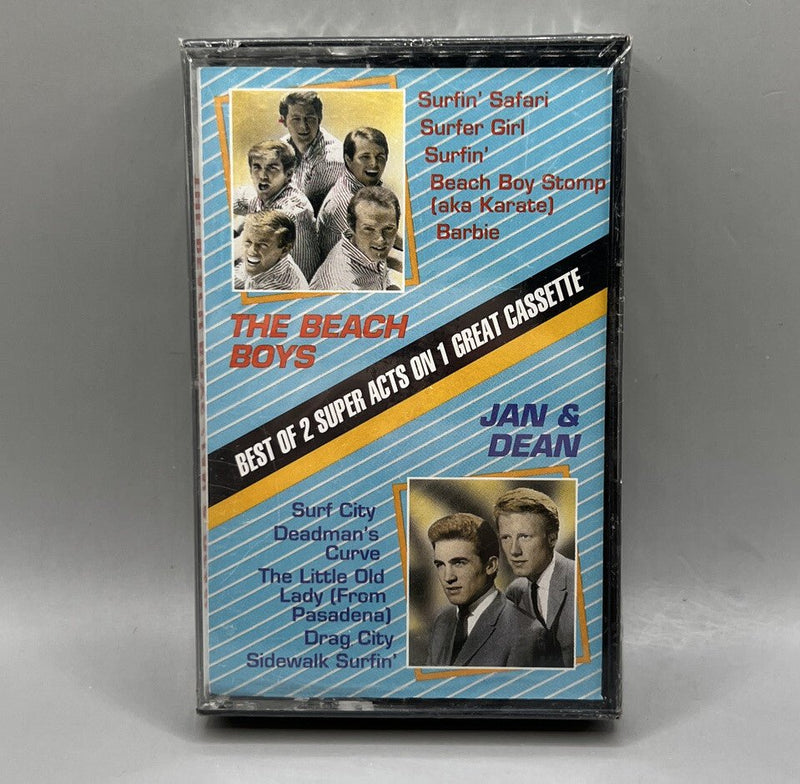 The Beach Boys & Jan & Dean 1992 Vintage Rare Cassette Tape NEW SEALED 1992 USA - Darktower Media