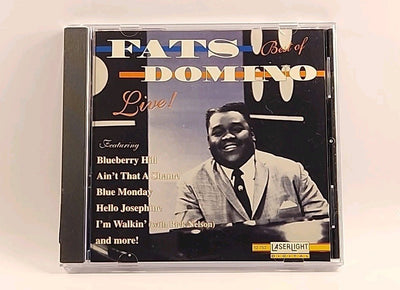 The Best of Fats Domino Live! by Fats Domino (CD, 1996, Laserlight) USA w1s32367