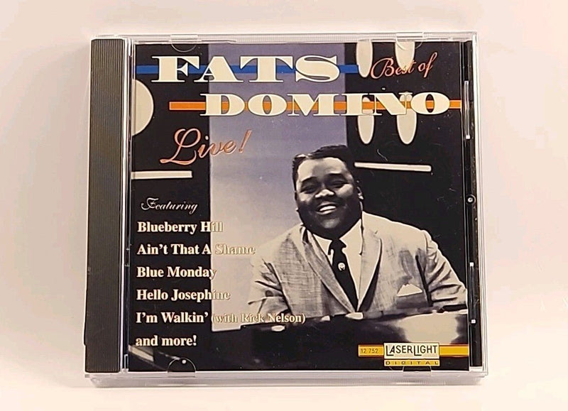 The Best of Fats Domino Live! by Fats Domino (CD, 1996, Laserlight) USA w1s32367 - Darktower Media