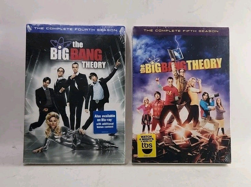 The Big Bang Theory: The Complete Fourth & Fifth Seasons DVD Bundle USA 5265 - Darktower Media