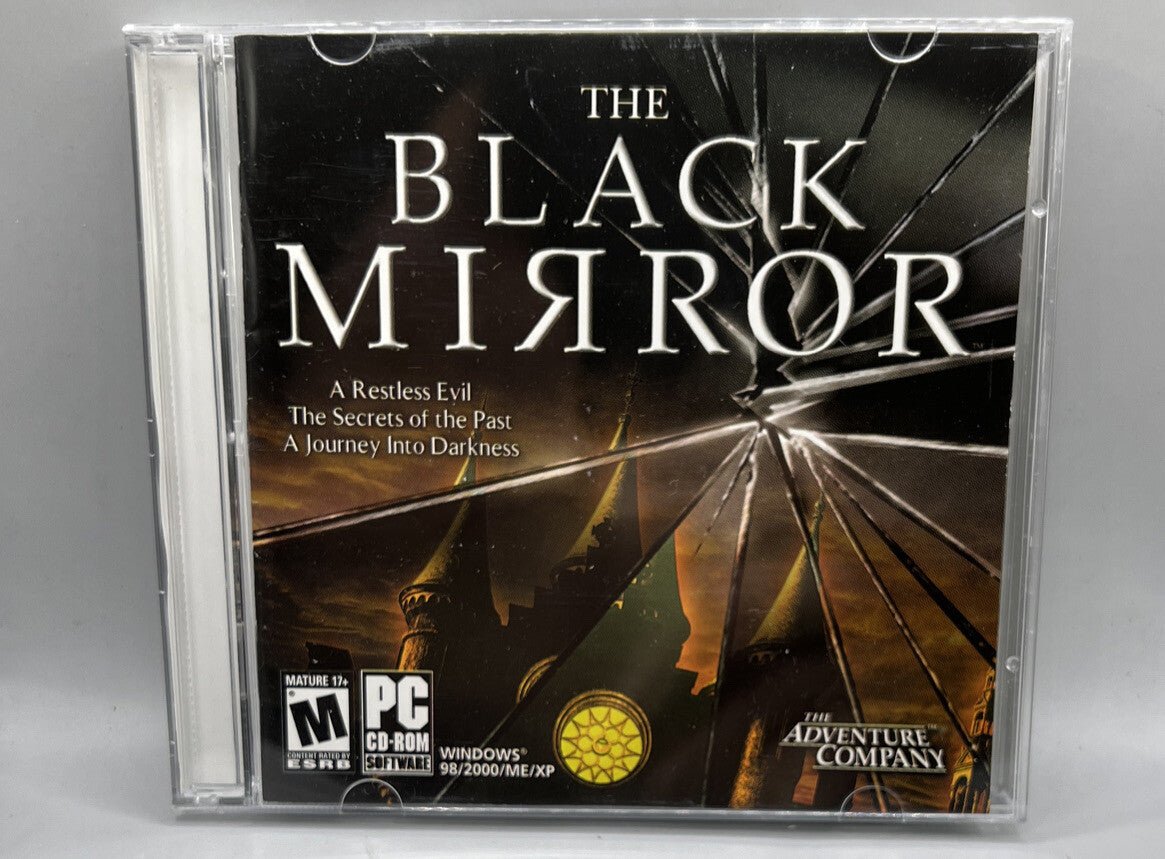 The Black Mirror (PC CD - ROM, 2003, 2 - Disc Set) Adventure Company Scratch Free - Darktower Media