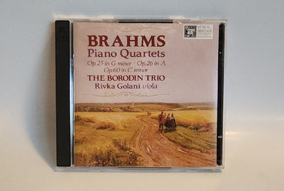 THE BORODIN TRIO: Brahms The Piano Quartets Op.25, 26, 60 (2 Cds, 1997) USA