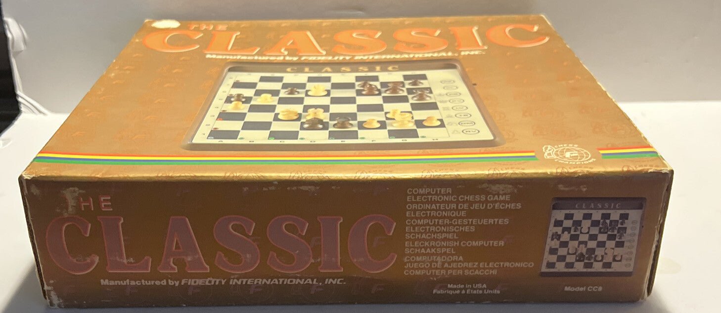 The Classic Portable Sensory Chess Computer - Fidelity International Complete VG - Darktower Media