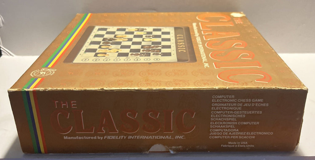 The Classic Portable Sensory Chess Computer - Fidelity International Complete VG - Darktower Media