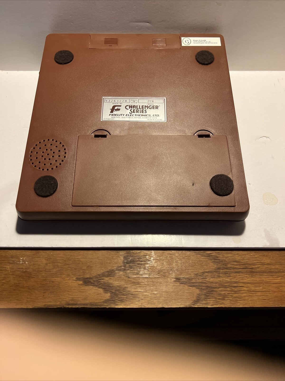 The Classic Portable Sensory Chess Computer - Fidelity International Complete VG - Darktower Media