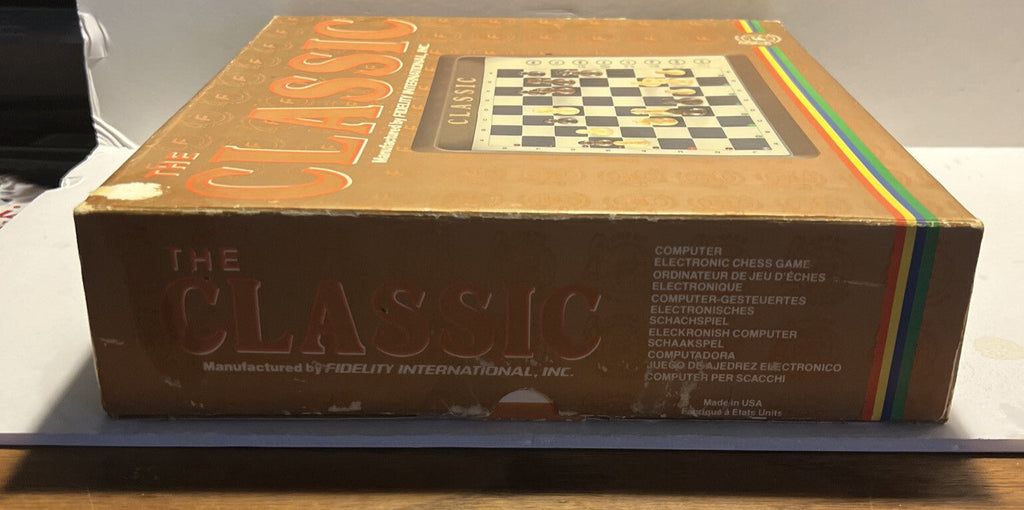The Classic Portable Sensory Chess Computer - Fidelity International Complete VG - Darktower Media