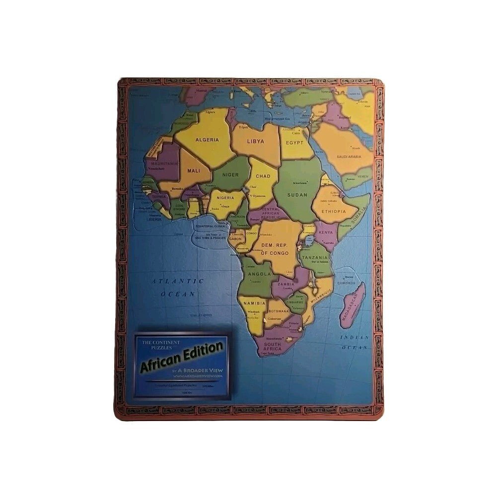 The Continent Puzzle African Edition, A Broader View New - Darktower Media