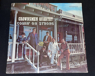 The Crownsmen Quartet COMIN' ON STRONG vinyl LP Vibrant 31021 Ex Jacket Vg+ Vin