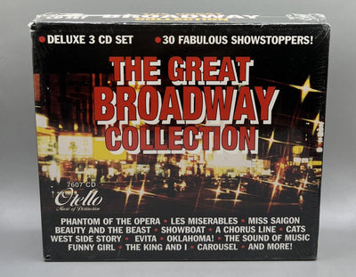 The Great Broadway Collection (CD, Jun-1996, 3 Discs, Otello)
