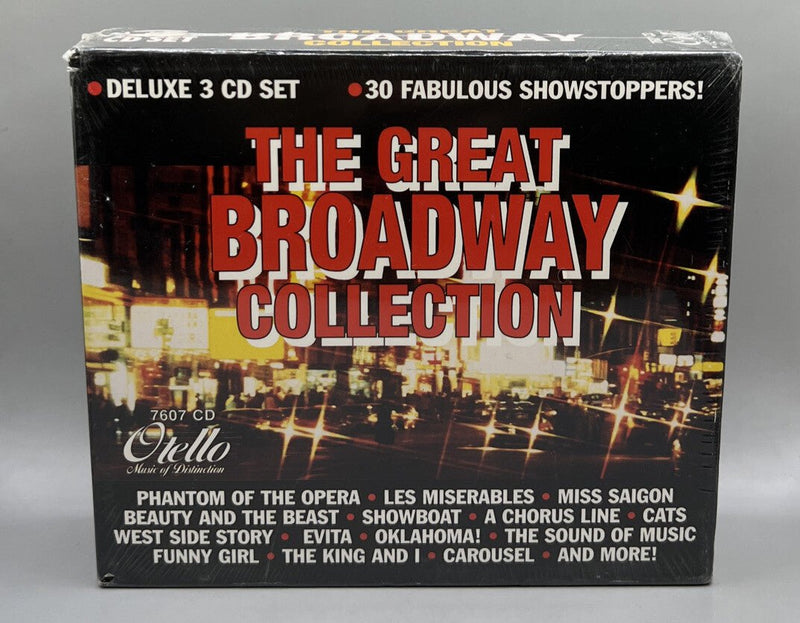 The Great Broadway Collection (CD, Jun - 1996, 3 Discs, Otello) - Darktower Media