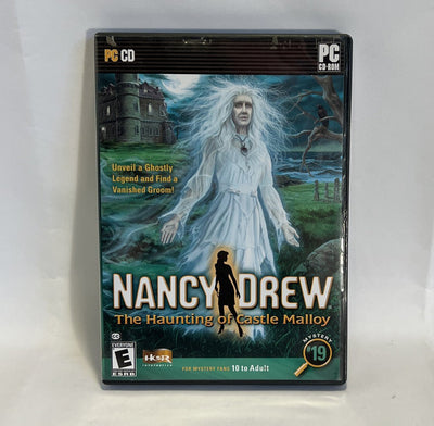 The Haunting of Castle Malloy Nancy Drew Mysteries #19 PC CD ROM Computer Game