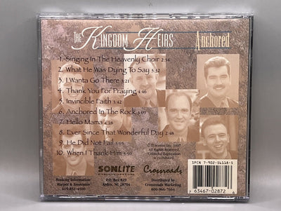 THE KINGDOM HEIRS Anchored (CD, 1997) Southern Gospel Sonlite Recs Scratch Free