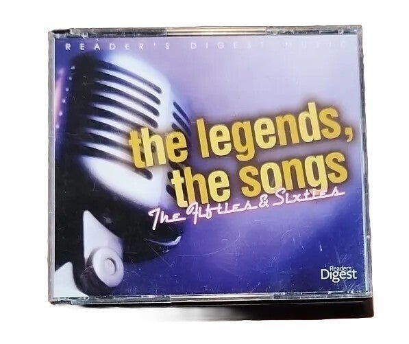 The LEGENDS THE SONGS Fifties & Sixties 2010 4 CD Set Readers Digest (CD) - Darktower Media