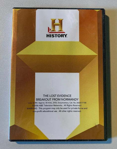 THE LOST EVIDENCE BREAKOUT FROM NORMANDY History Channel DVD Rare SEALED NEW - Darktower Media