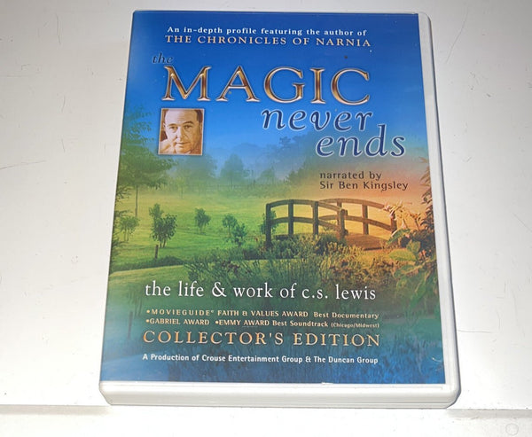 The Magic Never Ends: Life & Work of C.S. Lewis (DVD) Narrated by Ben Kingsley - Darktower Media