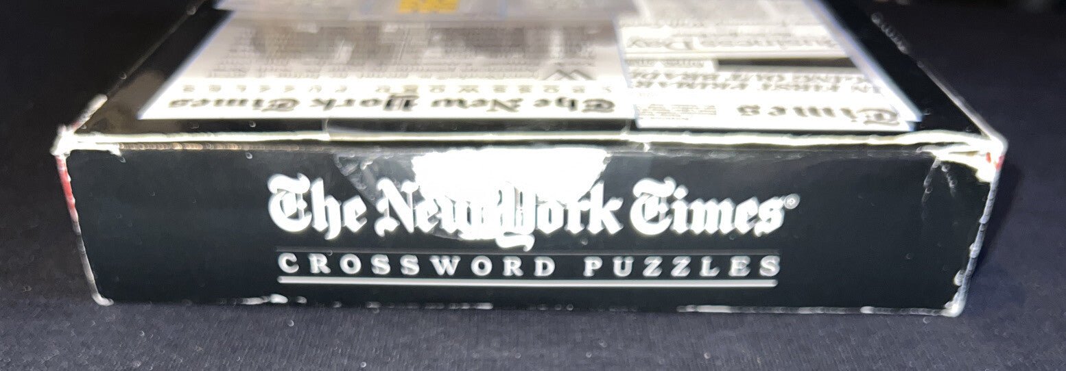 The New York Times Crossword Puzzles for CD - ROM Windows 95/98 Vg Pc Big Box - Darktower Media