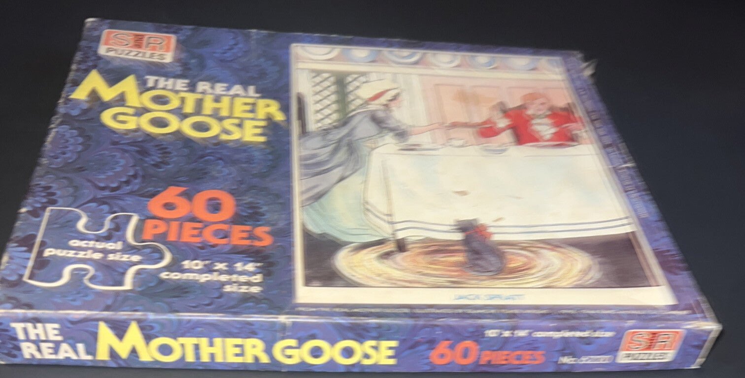 The Real Mother Goose Jack Sprat Puzzle vintage S and R Puzzles 6220 10x14" - Darktower Media