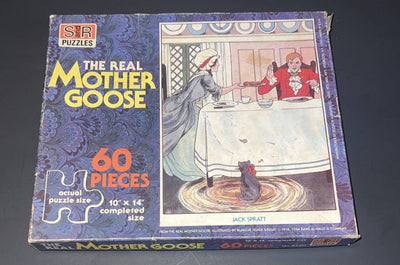 The Real Mother Goose Jack Sprat Puzzle vintage S and R Puzzles #6220 10x14"