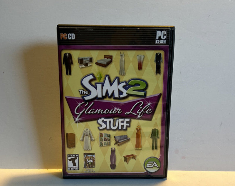 The Sims 2 Glamour Life Stuff PC Game Expansion 2006 Complete w/Code w1s3 3026 - Darktower Media