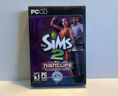 The Sims 2: Nightlife Expansion Pack PC Game 2005 CD-ROM NM Complete w1s3 3019