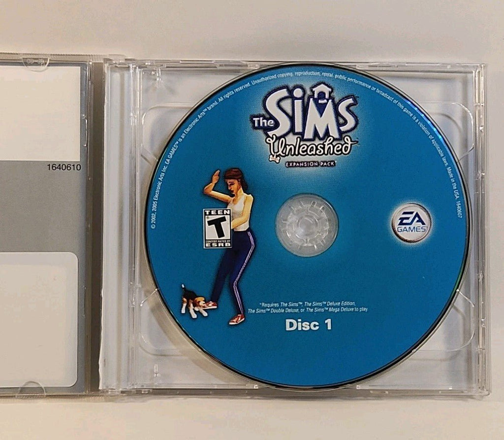The Sims Unleashed Expansion Pack PC CD - ROM 2 Disc Video Game EA Games w1s3 3014 - Darktower Media