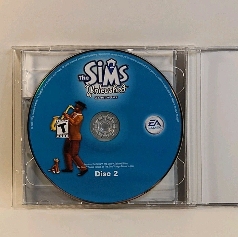 The Sims Unleashed Expansion Pack PC CD - ROM 2 Disc Video Game EA Games w1s3 3014 - Darktower Media