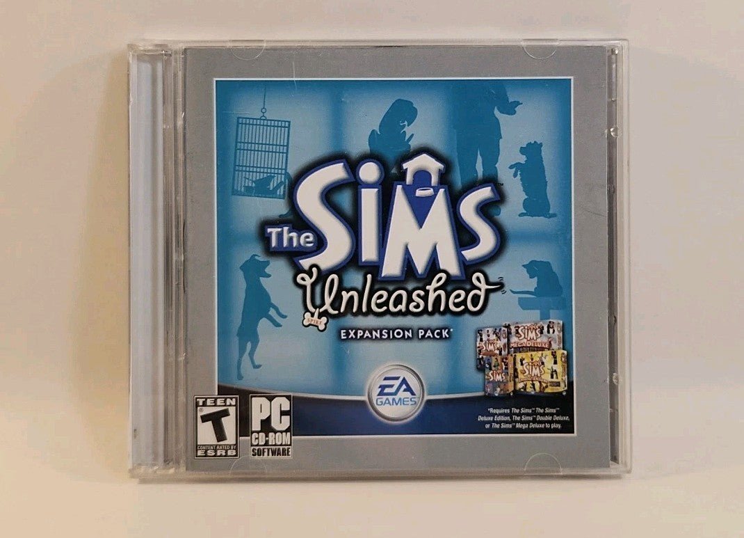 The Sims Unleashed Expansion Pack PC CD - ROM 2 Disc Video Game EA Games w1s3 3014 - Darktower Media