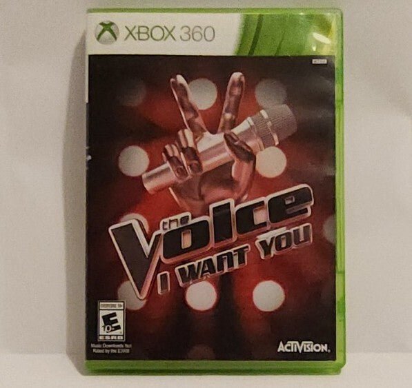 The Voice - I Want You 2014 Karaoke Singing Game Microsoft Xbox 360 w1s3 3004 - Darktower Media
