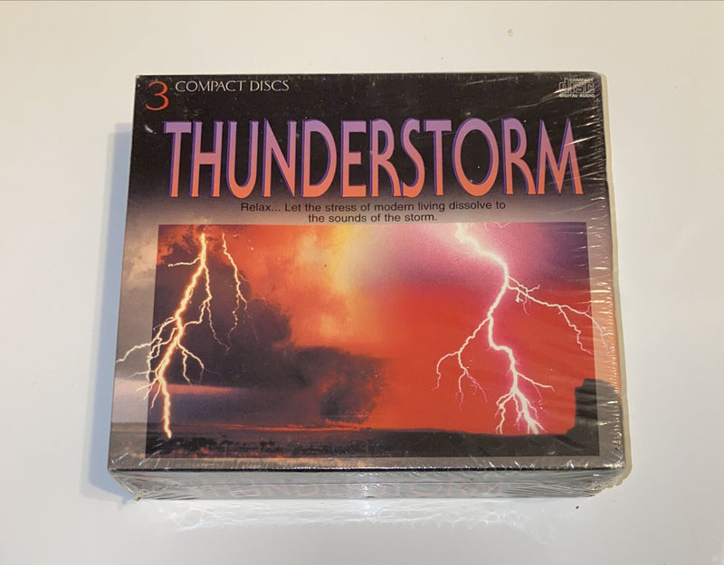 Thunderstorm 3 Cd Box set Import 1994 Madacy Music Group Canada Relaxation - Darktower Media